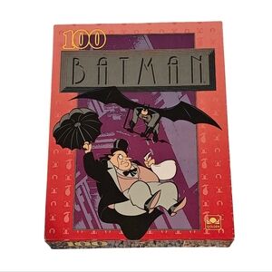 VINTAGE NWOT 1993 Batman The Animated Series 100 Piece Jigsaw Puzzle Golden